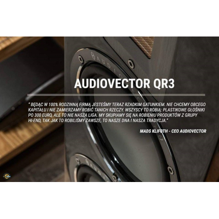 Audiovector QR3, czarny lakier